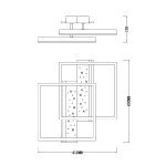 Потолочный светильник Escada Stellar 10215/2LED