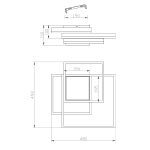 Потолочная люстра Escada Twins 10242/4LED