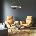 Подвесной светильник Escada Relation 10230/2LED Black/Gold