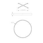 Настенно-потолочный светильник Escada Planet 10226/SG LED Mars