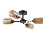 Люстра на штанге Escada Vertigo 1131/4P Black/Gold