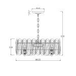 Подвесная люстра Escada Arabana 2114/8S Gold