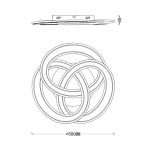 Потолочный светильник Escada Quant 10243/3LED