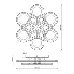 Потолочная люстра Escada Mosaic 10248/12LED