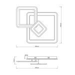 Потолочная люстра Escada Volume 10240/3LED