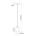 Подвесной светильник Escada Storm 10179/1S