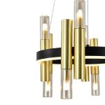 Подвесная люстра Indigo Fiamma 13027/8P Black V000106L