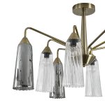 Люстра на штанге Indigo Campana 13028/8R Brass V000510