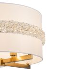 Люстра на штанге Indigo Effetto 13030/4R Brass V000514