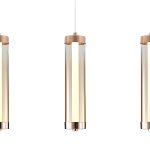 Подвесной светильник Indigo Rilucente 11061/3P Gold V000150L