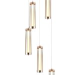 Каскадная люстра Indigo Rilucente 11061/5P Gold V000151L