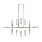 Люстра на штанге Indigo Saetta 11053/12R Gold V000565