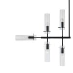 Люстра на штанге Indigo Saetta 11053/12R Black V000566