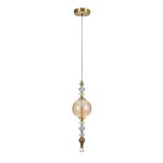 Подвесной светильник Indigo Sorpresa 11056/1P Amber V000190L