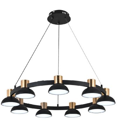 Подвесная люстра Indigo Traforo 11059/9P Black V000183L