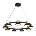 Подвесная люстра Indigo Traforo 11059/9P Black V000183L