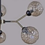 Люстра на штанге Illumico IL0268-6PSQ-79 BK AB