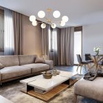 Люстра на штанге Escada Ethereal 2110/8P Gold