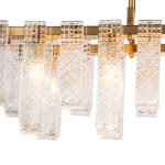 Люстра на штанге Indigo Brina 12027/10PL Brass V000367