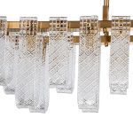 Люстра на штанге Indigo Brina 12027/10PL Brass V000367