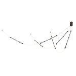 Подвесная люстра Indigo Corda 14010/3P Chrome V000061L