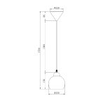 Подвесной светильник Escada Solo 10178/1S White
