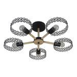 Люстра на штанге Escada Banjo 679/5P Black