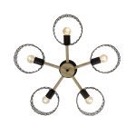 Люстра на штанге Escada Banjo 679/5P Black