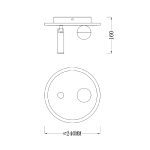 Потолочный светильник Escada 20022SMA/01LED SWH