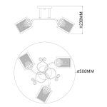 Потолочная люстра Escada Spirea 1105/3PL