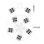 Потолочная люстра Escada Aronia 1106/5PL