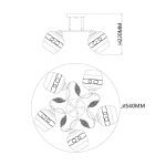 Потолочная люстра Escada Aiva 1110/5PL