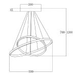 Подвесной светильник Escada Euler 10228/2LED