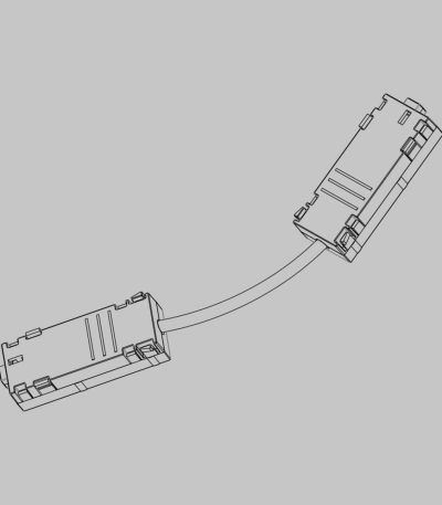L-соединитель питания для шинопровода трековой системы IMEX Smart Line IL.0050.4002-WH
