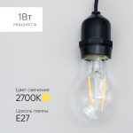 Лампа филаментная Laitcom (LTC) Professional Е27 1W 2700K FLB27-1W-2WW