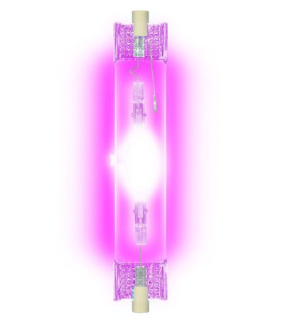 Лампа металлогалогенная линейная (04851) Uniel R7s 150W прозрачная MH-DE-150/PURPLE/R7s