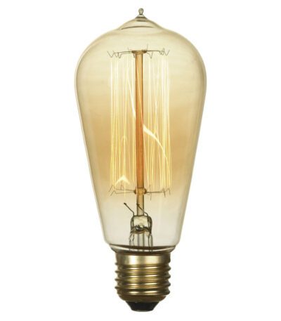 Лампа накаливания Lussole LOFT E27 60W 2700K прозрачная GF-E-764