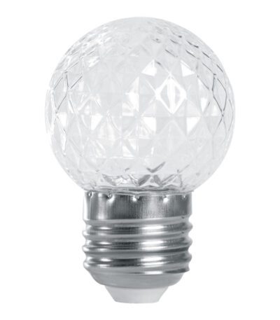 Лампа-строб Feron LB-377 шар прозрачный E27 1W синий 38211