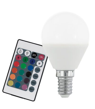 Лампа светодиодная диммируемая Eglo E14 4W 3000K груша матовая 10682