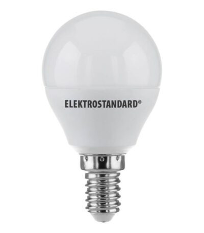 Лампа светодиодная Elektrostandard E14 7W 6500K шар матовый 4690389041556
