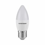Лампа светодиодная Elektrostandard E27 6W 6500K свеча матовая 4690389056413