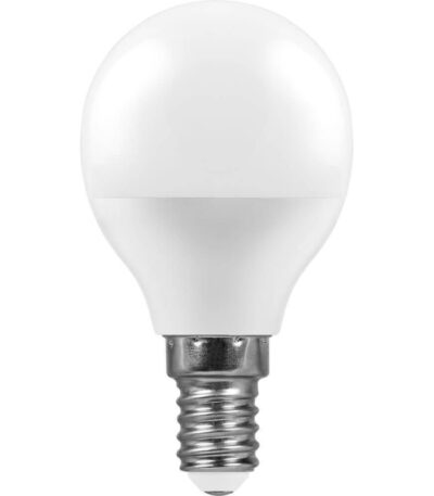 Лампа светодиодная Feron E14 11W 4000K Шар Матовая LB-750 25947