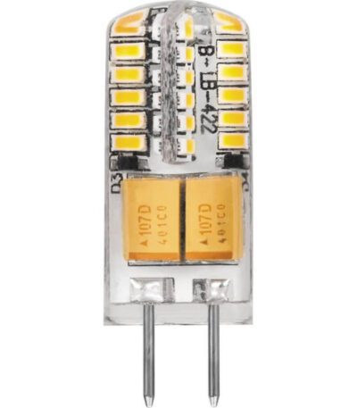 Лампа светодиодная Feron G4 3W 2700K Прямосторонняя Матовая LB-422 25531