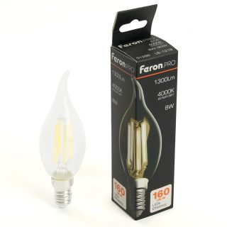 Лампа светодиодная Feron LB-1218 E14 8W 4000K 51266