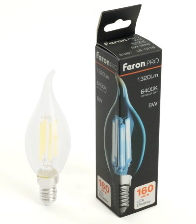 Лампа светодиодная Feron LB-1218 E14 8W 6400K 51267