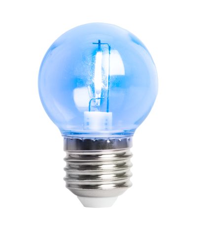 Лампа светодиодная Feron LB-383 E27 2W синий 48934