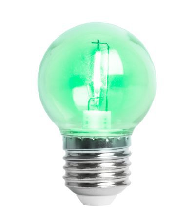 Лампа светодиодная Feron LB-383 E27 2W зеленый 48935