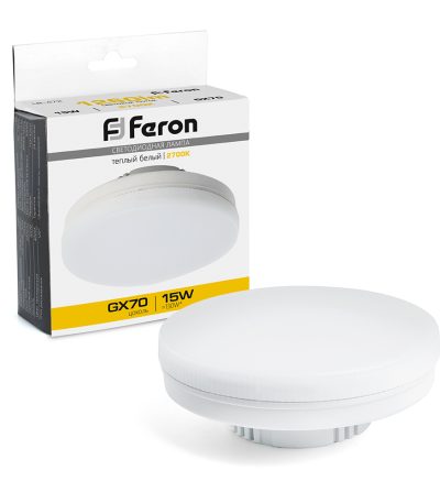 Лампа светодиодная Feron LB-472 GX70 15W 2700K 48303