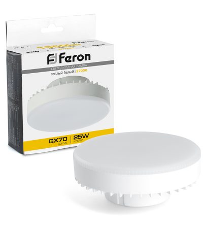 Лампа светодиодная Feron LB-474 GX70 25W 2700K 38268