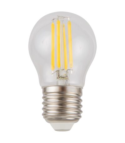 Лампа светодиодная филаментная диммируемая Voltega E27 5W 3000K шар прозрачный VG10-G1E27warm5W-FD 8466